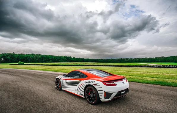 Field, track, Car, track, Acura, NSX, Pace, Peak