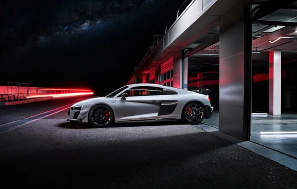 Audi, side view, R8, Audi R8 Coupe V10 GT RWD