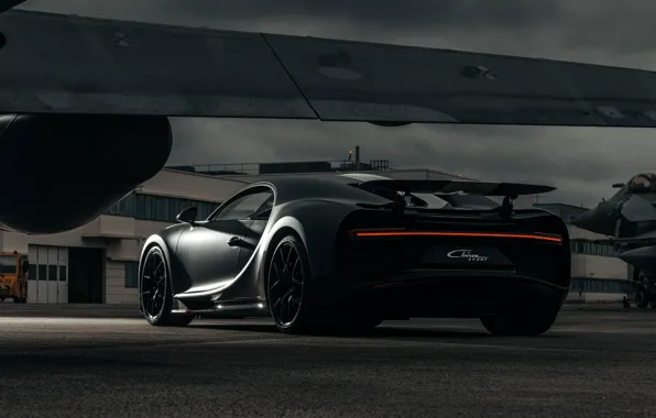 The plane, wing, Bugatti, Sport, The, Chiron, 2021, Legends Of The Sky