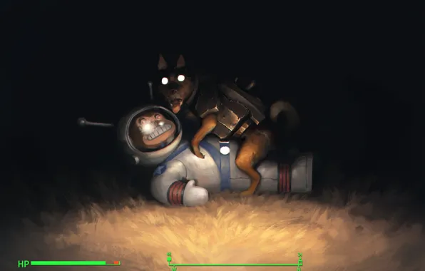 Night, toy, dark, dog, the suit, monkey, dog, armor