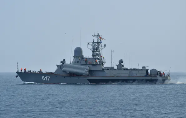 Ship, the black sea, rocket, small, Mirage