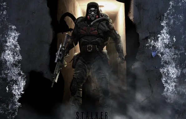 Protection, machine, gas mask, Stalker, member considers, stalker