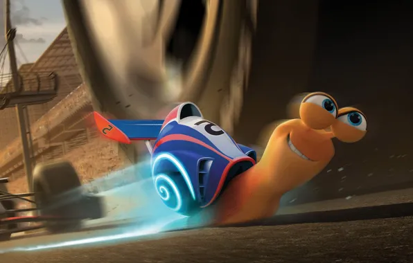 Picture cartoon, snail, animation, 2013, turbo