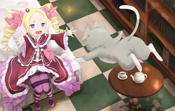 Anime, art, Beatrice, Puck, Re: Zero kara hajime chip isek or Seikatsu
