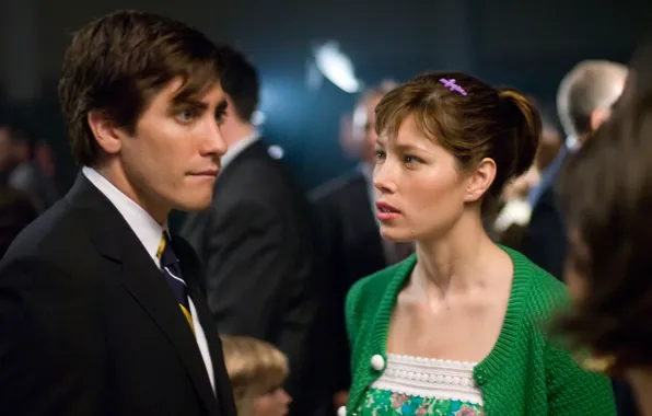 Jake Gyllenhaal, Jessica Biel, Jake Gyllenhaal, Jessica Biel, 2015, in the film, Love the catch, …
