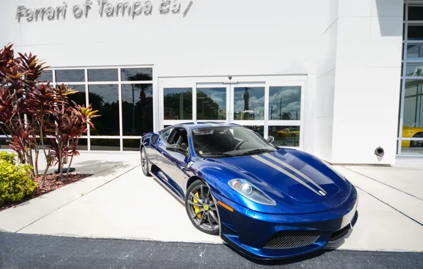 Picture F430, Ferrari, Blue, Scuderia