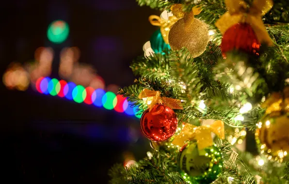 Wallpaper balls, balls, Christmas, New year, tree, Christmas