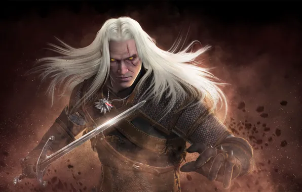 Sword, the Witcher, The Witcher, geralt, Geralt of Rivia, cd Projekt red