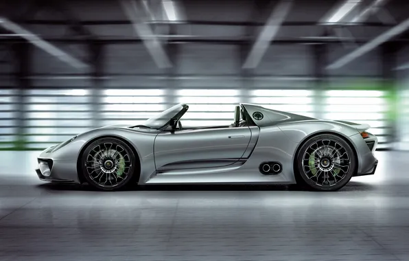 Picture Concept, Porsche, the concept, supercar, Porsche, side view, Spyder, 918