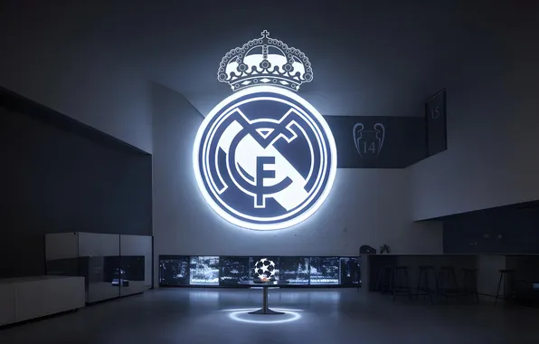 Logo, Sports, Real Madrid, Real Madrid CF, Glowing, Football club