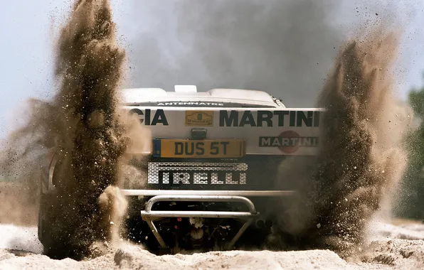 Sand, auto, race, dust, dirt
