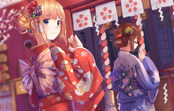 Holiday, Japan, yucata, girls.festival
