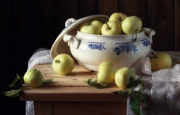 Background, apples, still life