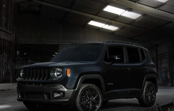 The barn, Jeep, Renegade