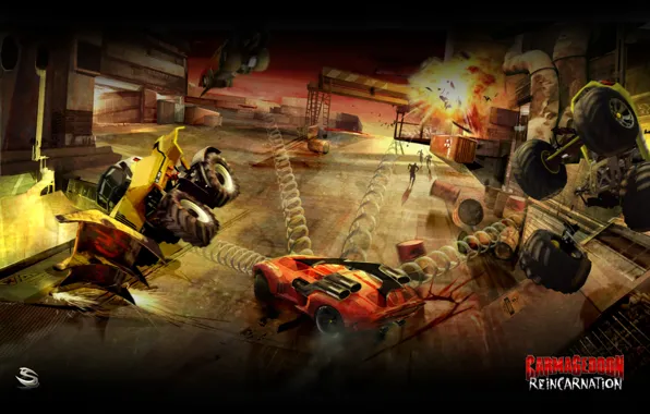 Game, race, You wasted 'em!, Carmageddon, race to the bottom, Carmageddon Reincarnation