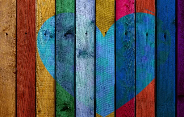 Picture paint, heart, plate