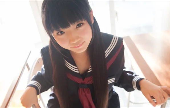 Look, model, Japanese, beauty, schoolgirl, model, doll, look