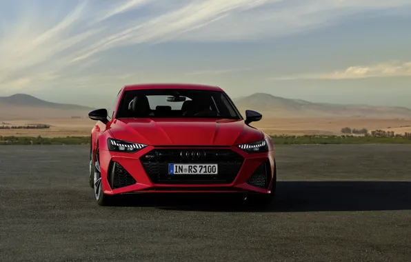 Audi, front view, Sportback, RS 7, RS7, 2020