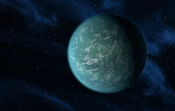 Picture green, NASA, planet, Kepler 22-B