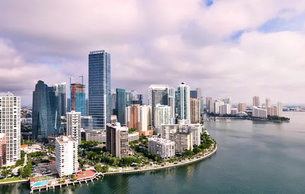 City, the city, Wallpaper, USA, America, skyscrapers, picture, skyscrapers
