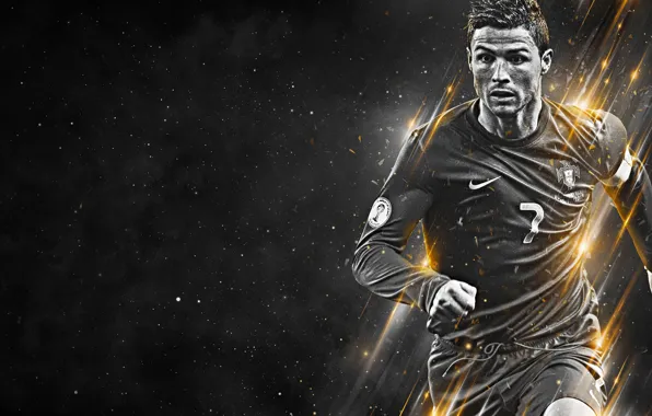Star, team, goal, Portugal, Ronaldo, Cristiano, 2015, best forward