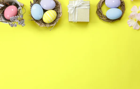 Eggs, spring, colorful, Easter, spring, Easter, eggs, decoration