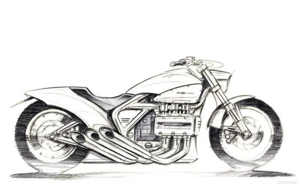 Picture motorcycles, Moto, Honda, moto, motorcycle, motorbike, Rune 2004, Rune