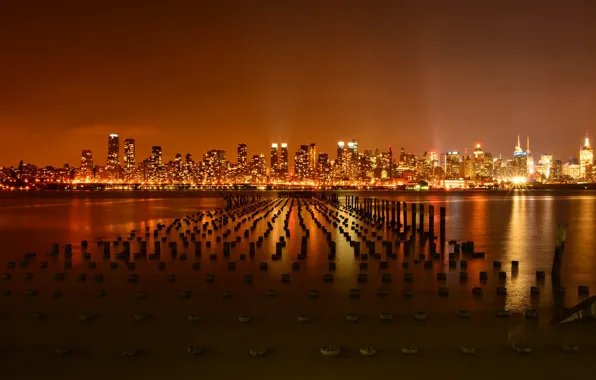 New york city, pier, hudson river, weehawken