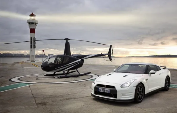 Helicopter, R35, Egoist, Nissan GTR