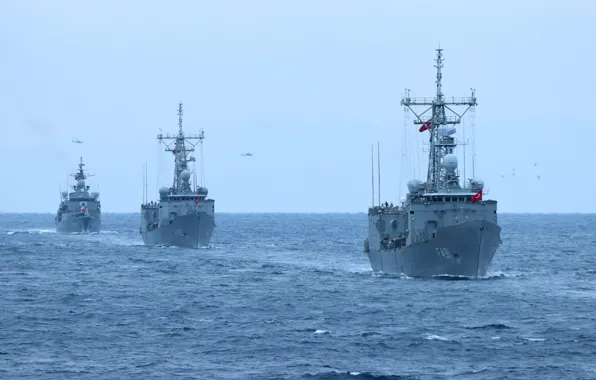Ships, exercises, Turkish Navy, 2024