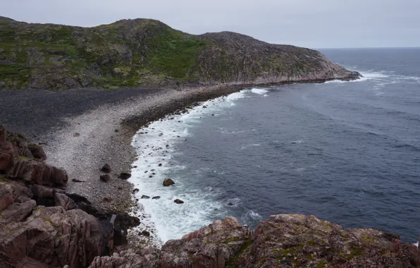 Sea, landscape, nature, rocks, shore, coast, sea, landscape