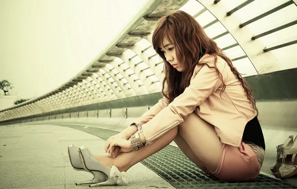 Picture reverie, mood, legs, Asian