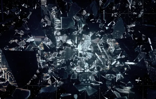 Fragments, the city, reflection