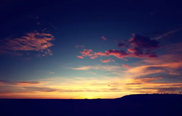 Picture the sky, clouds, dawn, Colorado