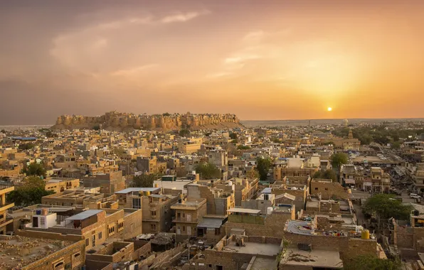 Ancient bada bagh cenotaphs in jaisalmer, rajasthan state, india wall mural  • murals view, unesco, travel | myloview.com