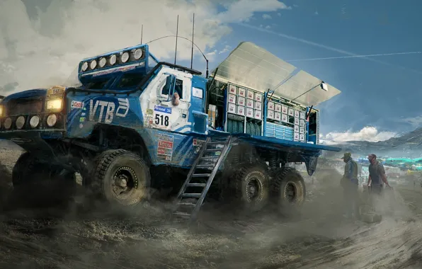 Picture art, Nick Foreman, RG-33 Trophy Truck