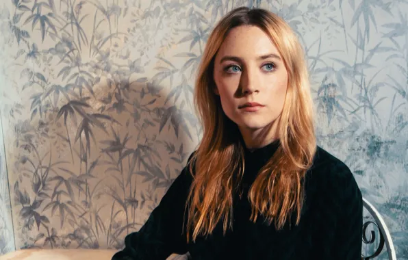 Eyes, look, girl, Wallpaper, actress, blonde, Saoirse Ronan, Saoirse Ronan