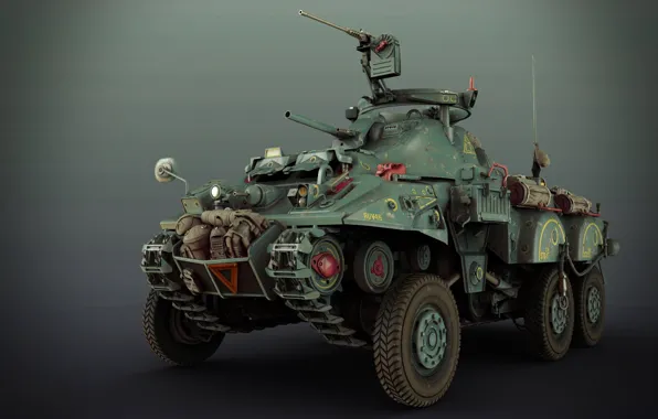 Weapons, transport, car, SCI-FI WW2 ALLIED RECON VEHICLE