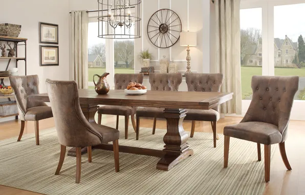 Style, Villa, interior, tables
