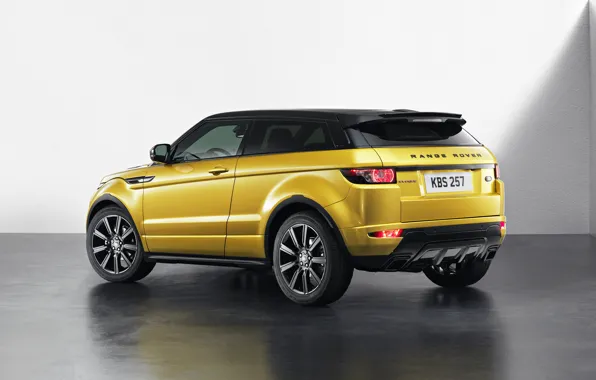 Range Rover, Yellow, Evoque