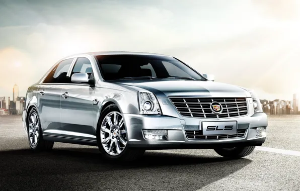 Cadillac, Road, Machine, Grey, Machine, Cadillac, Car, Car