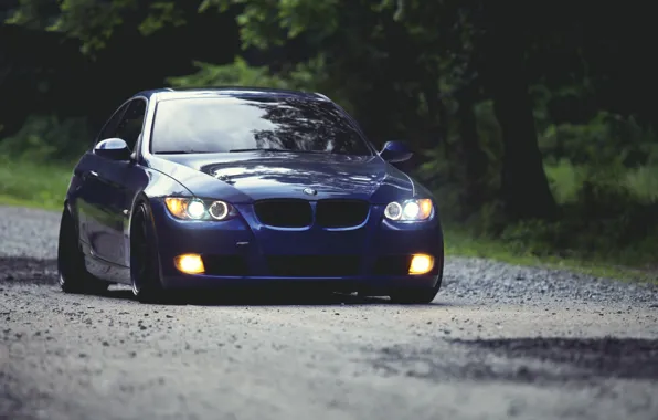 Picture BMW, the evening, bmw 3 series