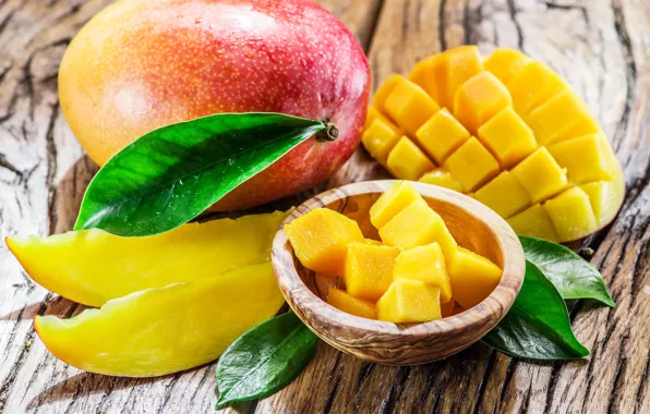 Board, fruit, mango, Fruit