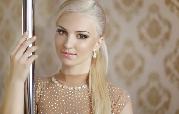 Picture look, face, background, model, blonde, beauty