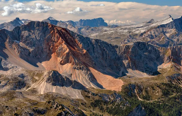 Picture sky, mountains, italy