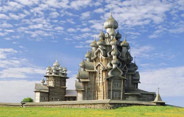 Picture Kizhi, Karelia, The Church Of The Transfiguration, Church of the Transfiguration, Kizhi Pogost