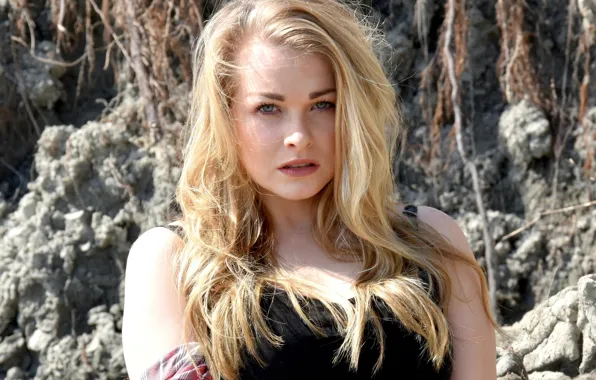 Face, blonde, view model