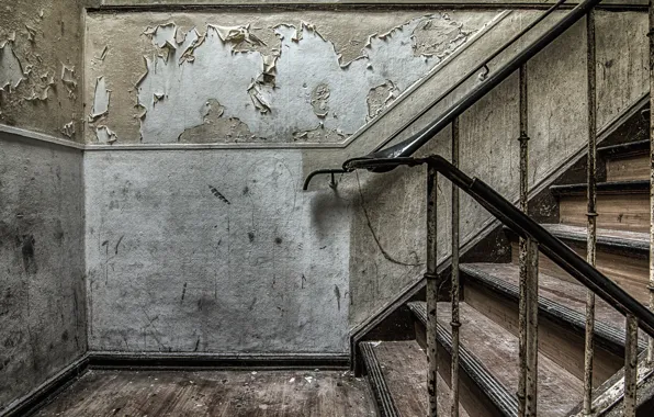 Background, wall, ladder