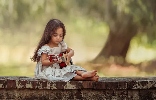 Picture music, guitar, girl