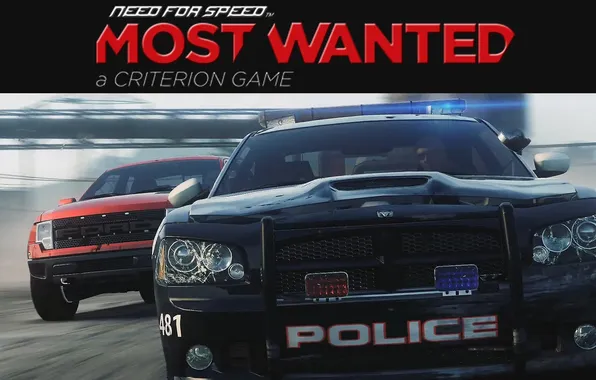 Picture Ford, police, chase, SUV, race, Dodge Charger, need for speed most wanted 2, F-150 SVT …
